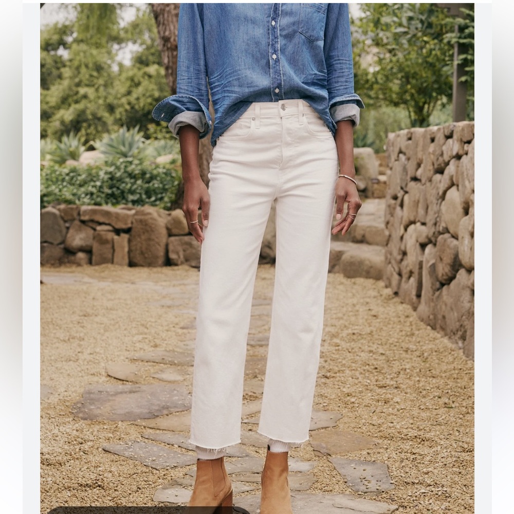 Frank & Eileen Monaghan jeans in cream